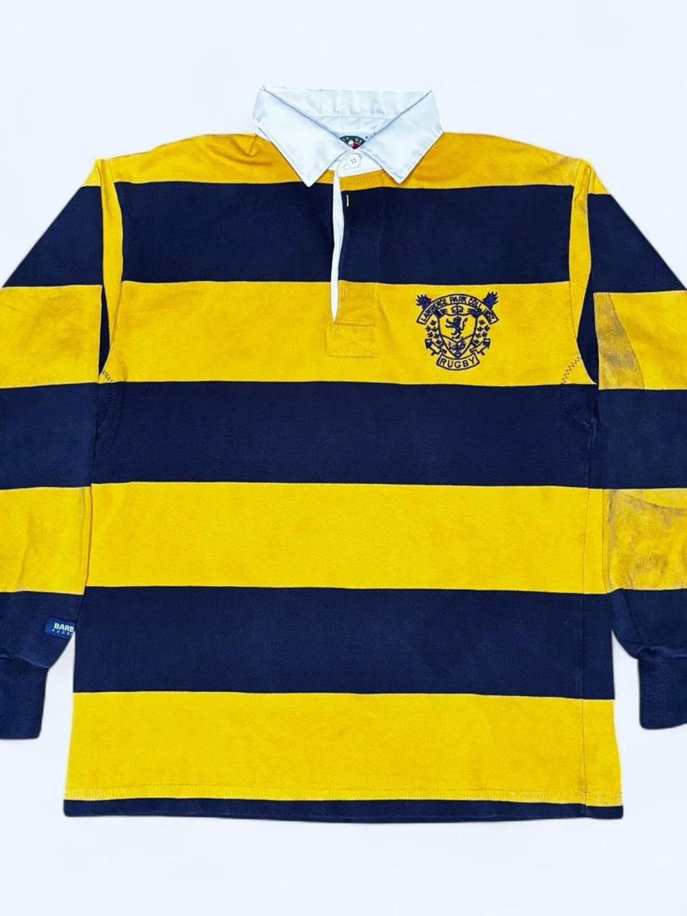Vintage Barbarian Lawrence Park CI Rugby Shirt Jersey Made in Canada Small 33